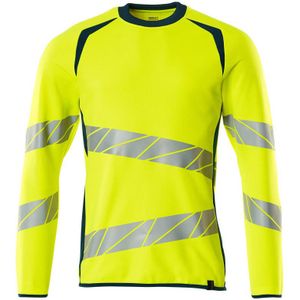 Mascot 19084-781 Sweatshirt Hi-Vis Geel/Donkerpetrol