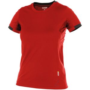 Dassy Nexus Women T-shirt voor dames Rood/Zwart