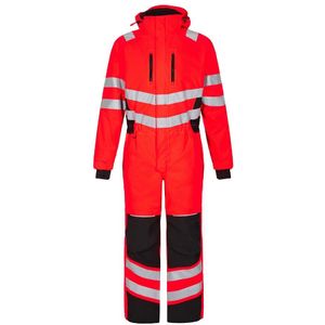 F. Engel 4946 Safety Winter Boiler Suit Red/Black