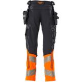 Mascot - Accelerate Broek - Donkermarine/Hi-Vis Oranje - Stretchstof - Spijkerzakken