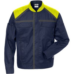 Fristads Jack 4555 STFP Marineblauw/hi-vis geel maat S