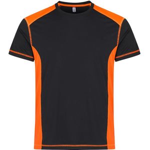 Clique Ambition-T Heren Signaal-Oranje maat 3XL