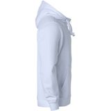 Clique Basic Heren Hoody Full Zip Wit