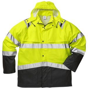 Fristads - High Vis Regenjack - Geel/Zwart - PU Gecoate Polyester Jersey