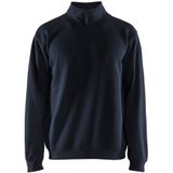 Blåkläder 3587-1169 Sweatshirt met halve rits Donker marineblauw
