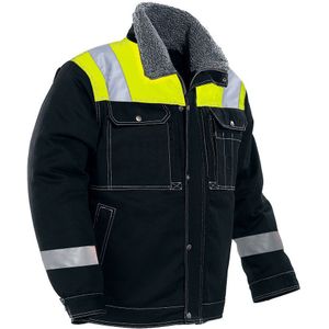 Jobman 1179 Winter Jacket Zwart/Geel