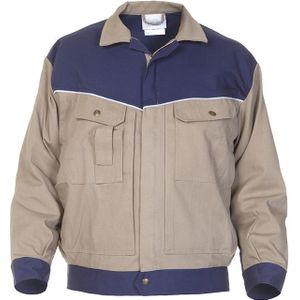 Hydrowear Parijs Werkjas Khaki/Marineblauw maat 48