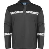 Projob 7004 Polo Lange Mouwen Heren Grijs/Zwart maat 4XL