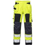 Fristads - Flamestat Werkbroek - Hi-Vis Geel/Marineblauw - Vrouwelijke Pasvorm - Vlamwerend