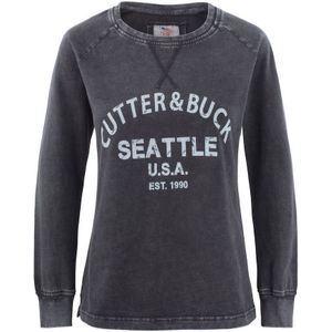 Cutter & Buck Thorp Denim Crew Dames Zwart