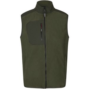 Pro Wear by Id 0746 Bonded fleece vest Olijf maat S