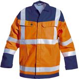 Hydrowear Madrid Werkjas Marineblauw/Oranje maat 4XL