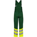 Engel Safety Amerikaanse overall met 2-weg stretch 3546-314 - Green / Hi-vis Yellow - 42