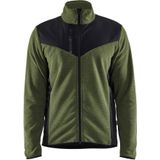 Blaklader 5942-2536 Gebreid vest met softshell - Herfstgroen/Zwart