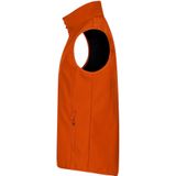 Clique Classic Softshell Vest Heren Diep Oranje