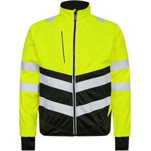 Engel - Safety Softshell Jack 1150-237 - Hi-vis Yellow / Black