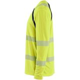 Blåkläder 3599-1013 T-shirt lange mouwen High Vis High Vis Geel/Marineblauw maat 4XL