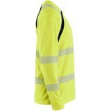 Blåkläder 3599-1013 T-shirt lange mouwen High Vis High Vis Geel/Marineblauw maat 4XL
