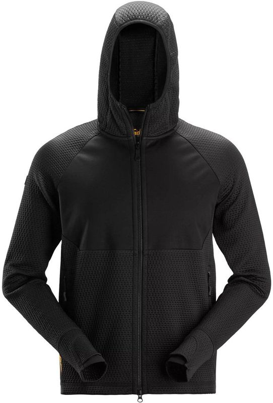 Snickers 8405 Tussenlaag Hoodie met Rits Zwart maat XS