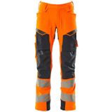Mascot Accelerate Safe Broek met kniezakken 19079-511 - hi-vis oranje/donkermarine
