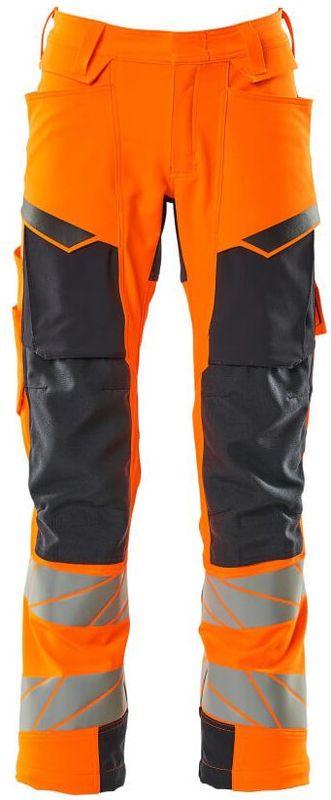 Mascot Accelerate Safe Broek met kniezakken 19079-511 - hi-vis oranje/donkermarine