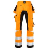Jobman 2240 Hi-Vis Stretch Trousers Hp Oranje/Zwart