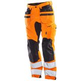 Jobman 2240 Hi-Vis Stretch Trousers Hp Oranje/Zwart