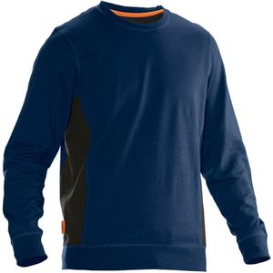 Jobman 5402 Roundneck Sweatshirt Navy/Zwart