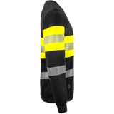 ProJob 6129 SIGNALISATIESWEATER EN ISO 20471 KLASSE 1 646129 - Geel/Zwart