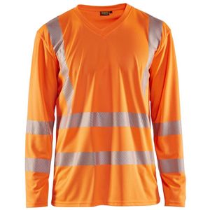 Blåkläder 3385-1013 T-shirt lange mouw High Vis Oranje