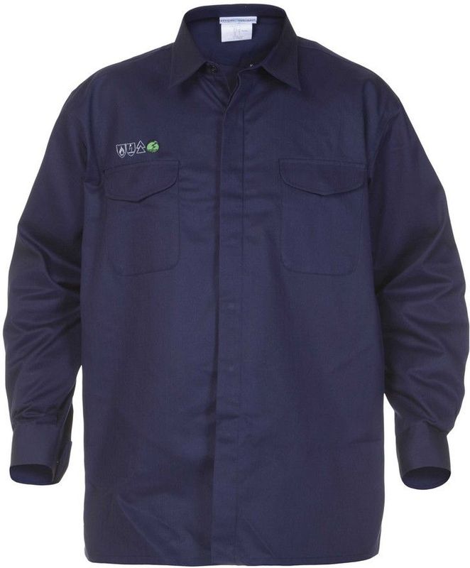 Hydrowear Madeira Overhemd Marineblauw maat S