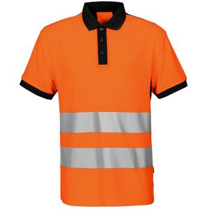 Projob 6008 Polo - ISO 20471 Klasse 2 Oranje/Zwart