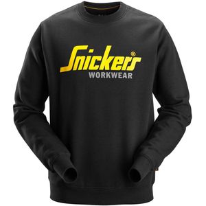 Snickers 2898 Classic Logo Sweatshirt Zwart maat XS
