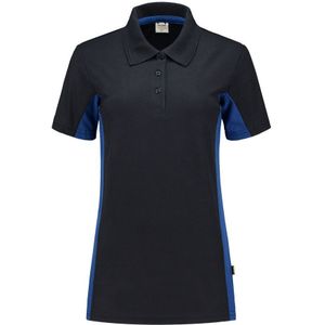 Tricorp 202003 Poloshirt Bicolor Dames Marineblauw/Korenblauw