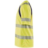 Blåkläder 3397-1013 High Vis T-shirt met UV-bescherming Geel/Marineblauw