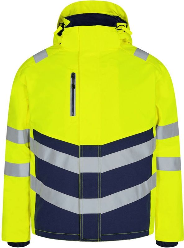 Engel - Safety - Winterjack - Hi-vis Yellow / Blue Ink
