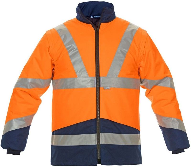 Hydrowear Pluto Binnenjas Fluor Oranje/Marine maat S