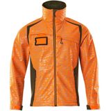 Mascot 19202-291 Softshell jas Hi-Vis Oranje/Mosgroen