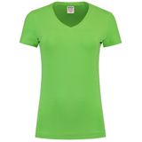 Tricorp 101008 T-Shirt V Hals Slim Fit Dames Lime