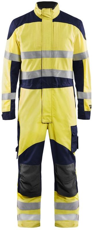 Blaklader Multinorm Inherent overalls 6089-1512 - High Vis Geel/Marineblauw - C46