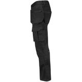 Projob 5560 Stretchbroek Met Kniezakken en Spijkerzakken Katoen 645560 - Zwart