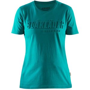 Blåkläder 3431-1042 Dames T-shirt 3D Groenblauw