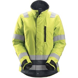 Snickers 1137 AllroundWork Dames High-Vis 37.5® Isolerend Jack Klasse 2/3 High-Vis Geel/Staalgrijs