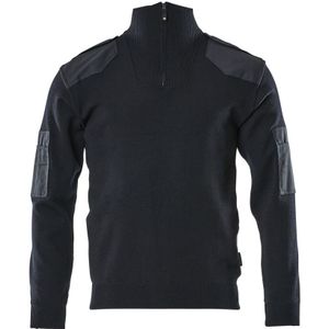 Mascot 17205-939 Gebreide trui met korte rits Donkermarine maat XL