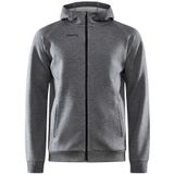 Craft Core Soul Full Zip Hood Heren Dark Grey Melange