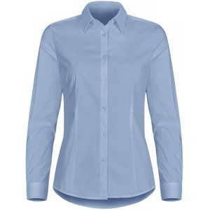 Clique - Stretch Shirt L/S - Lichtblauw - Dames