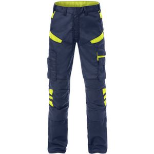 Fristads Broek 2555 STFP Marineblauw/hi-vis geel