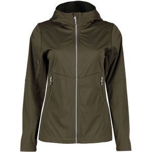 Pro Wear ID 0837 Ladies Lightweight Soft Shell Jacket Olive Size XL