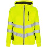 F. Engel 8027 Safety Ladies Sweat Cardigan Yellow/Black