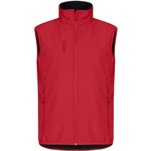 Clique Classic Softshell Vest Heren Rood